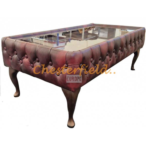 Chesterfield bord oxblod i färg   