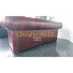 Williams XL Chesterfield 3 sits soffa oxblod i färg helt i äkta skinn