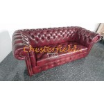 Williams Chesterfield 2+1+1 soffgrupp Oxblod (A7)i färg helt i äkta skinn