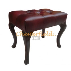 Chesterfield Cambridge fotpall oxblod i färg (A7 helt i äkta skinn Chesterfield Cambridge fotpall oxblod i färg (A7 helt i äkta skinn