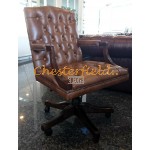 Chesterfield King svängbar stol, office chair