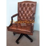 Chesterfield King svängbar stol, office chair