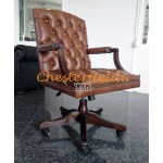 Chesterfield King svängbar stol, office chair