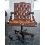 Chesterfield King svängbar stol, office chair