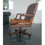 Chesterfield King svängbar stol, office chair