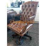 Chesterfield King svängbar stol, office chair