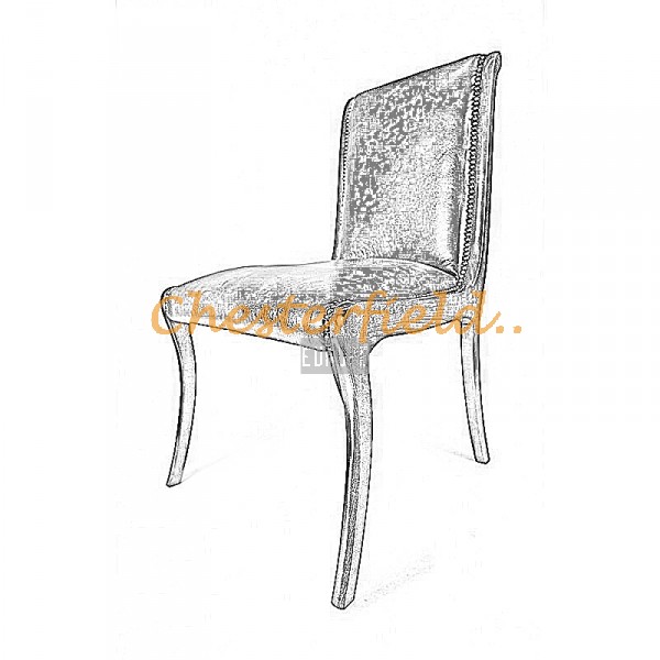 Välj egen färg och beställ Chesterfield Elegant stol helt i äkta skinn