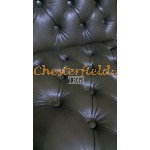 King Chesterfield öronlappsfåtölj grön (A8) i färg helt i äkta skinn