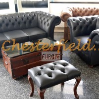 Chesterfield soffa, fåtölj