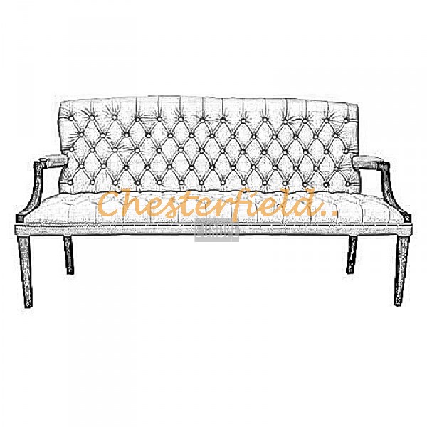 Välj egen färg och beställ King Chesterfield 3 sits soffa