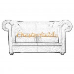 Välj egen färg och beställ London Chesterfield 2 sits soffa