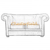 London Chesterfield 2 sits soffa (8)