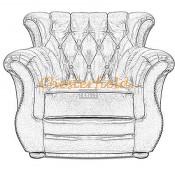 Monk Chesterfield fåtölj (5)