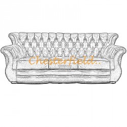 Monk Chesterfield 3 sits soffa