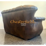 Monk Chesterfield 2 sits soffa (A5M) mellanbrun i färg helt i äkta skinn