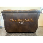 Monk Chesterfield 2 sits soffa (A5M) mellanbrun i färg helt i äkta skinn