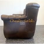 Monk Chesterfield 2 sits soffa (A5M) mellanbrun i färg helt i äkta skinn