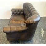 Monk Chesterfield 2 sits soffa (A5M) mellanbrun i färg helt i äkta skinn