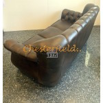 Monk Chesterfield 3 sits soffa mellanbrun (A5M) i färg helt i äkta skinn