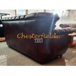 Monk Chesterfield 3 sits soffa oxblod (A7) i färg helt i äkta skinn