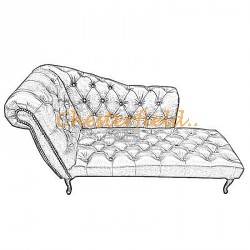 Chesterfield divan soffa