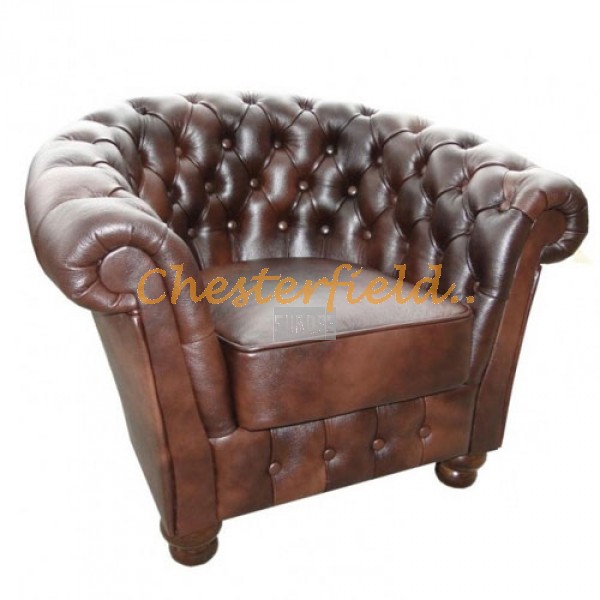 Chesterfield Club Fauteuil Antikbraun (A5)