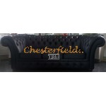 Windchester Chesterfield 3+1+1 soffgrupp svart (K70) i färg helt i äkta skinn