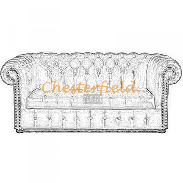 Välj egen färg och beställ Williams XL Chesterfield 3 sits soffa