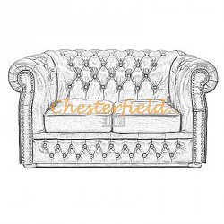 Windsor Chesterfield 2 sits soffa