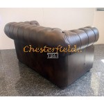 XL Windsor Chesterfield 2 sits soffa (A5M) brun i färg helt i äkta skinn