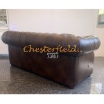 Windsor Chesterfield 3 sits soffa (A5M) mellanbrun i färg helt i äkta skinn