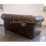 XL Windsor Chesterfield 3 sits soffa (A5M) mellanbrun i färg helt i äkta skinn